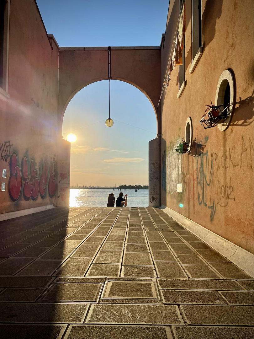 Venedig bei Sonnenuntergang 