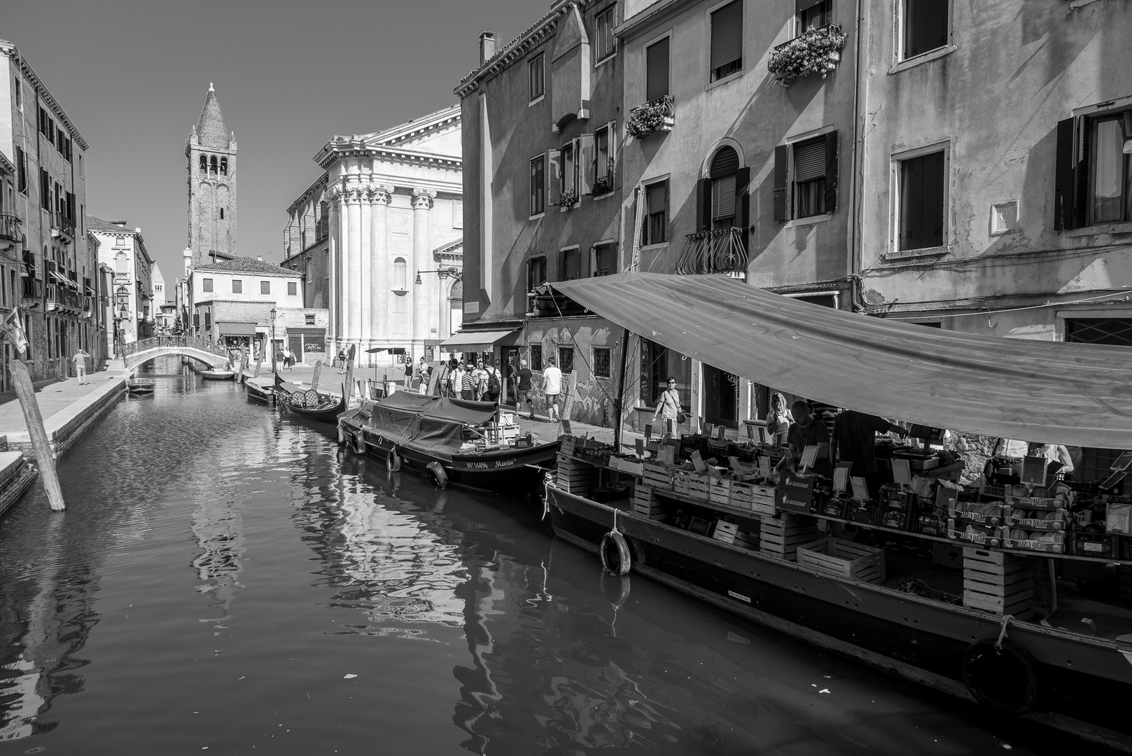 Venedig - beim morgendlichen Einkauf