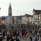 Venedig, Besucherandrang nahe dem Markusplatz