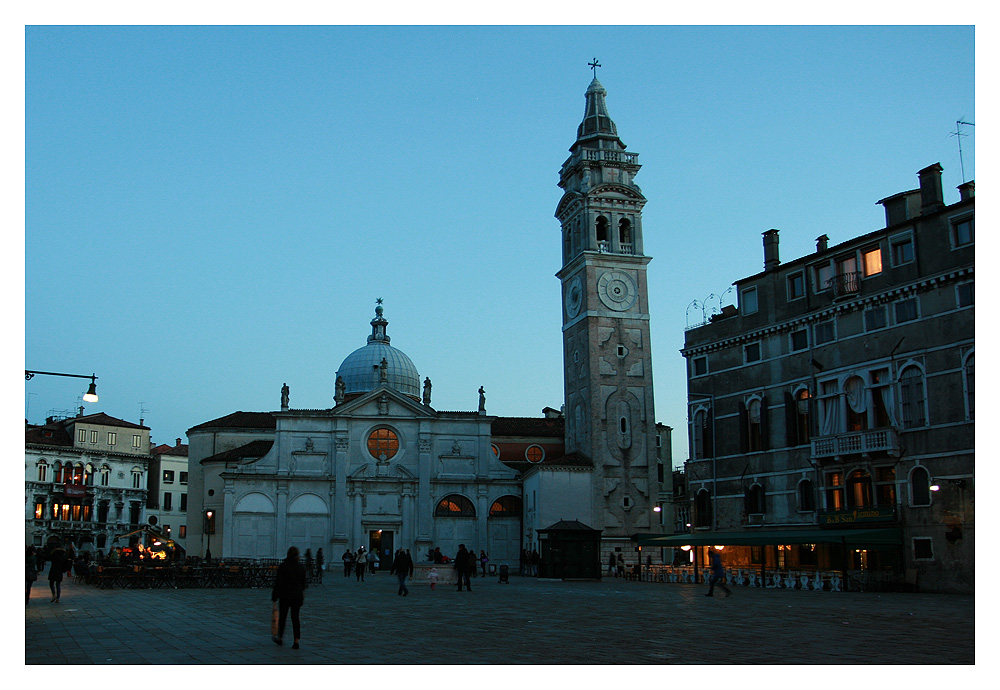 Venedig, blaue Stunde