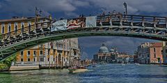 Venedig  -  Blick auf die Basilica di Santa Maria della Salute