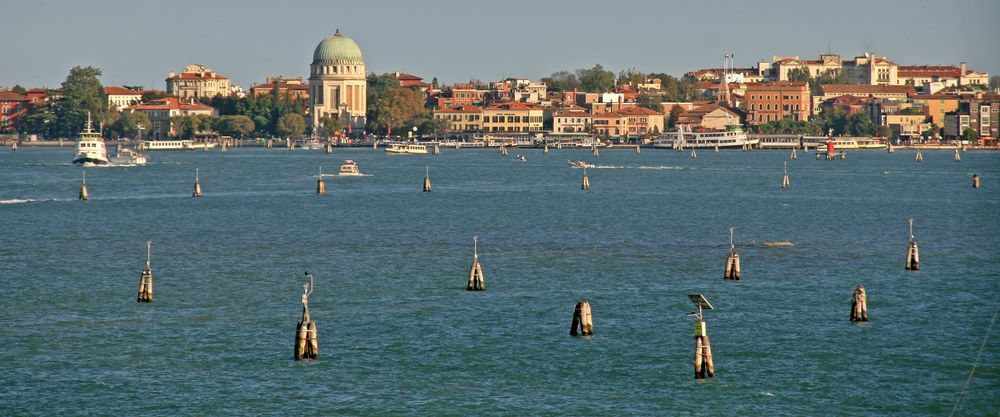 Venedig: Blick vom Balkon des Dogenpalastes