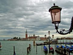 Venedig - Blick vom Markus-Platz auf S. Giorgio Maggiore