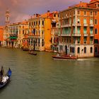 Venedig-Blick von Rialto Brücke