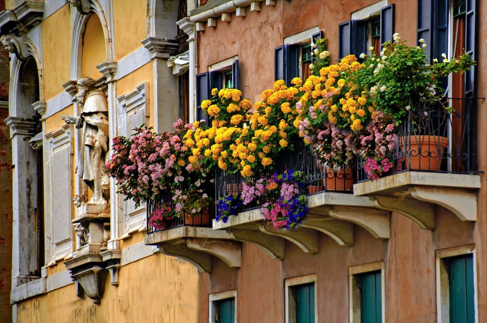 Venedig, Blumenbalkon