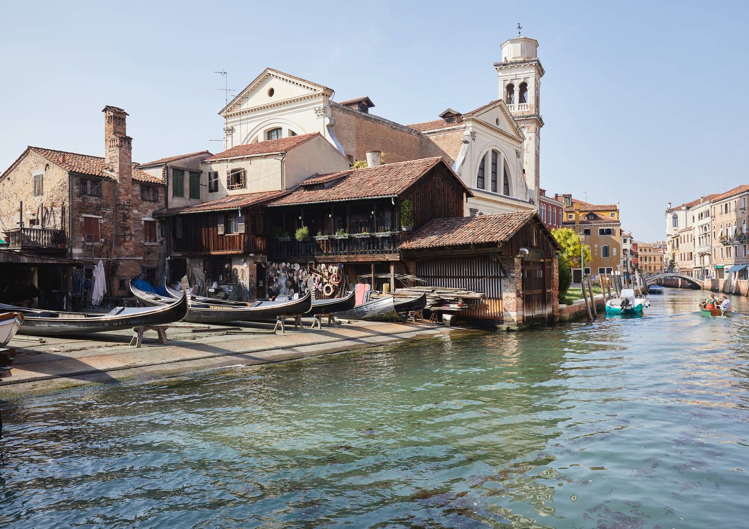 Venedig - Bootswerft San Trovaso Squero