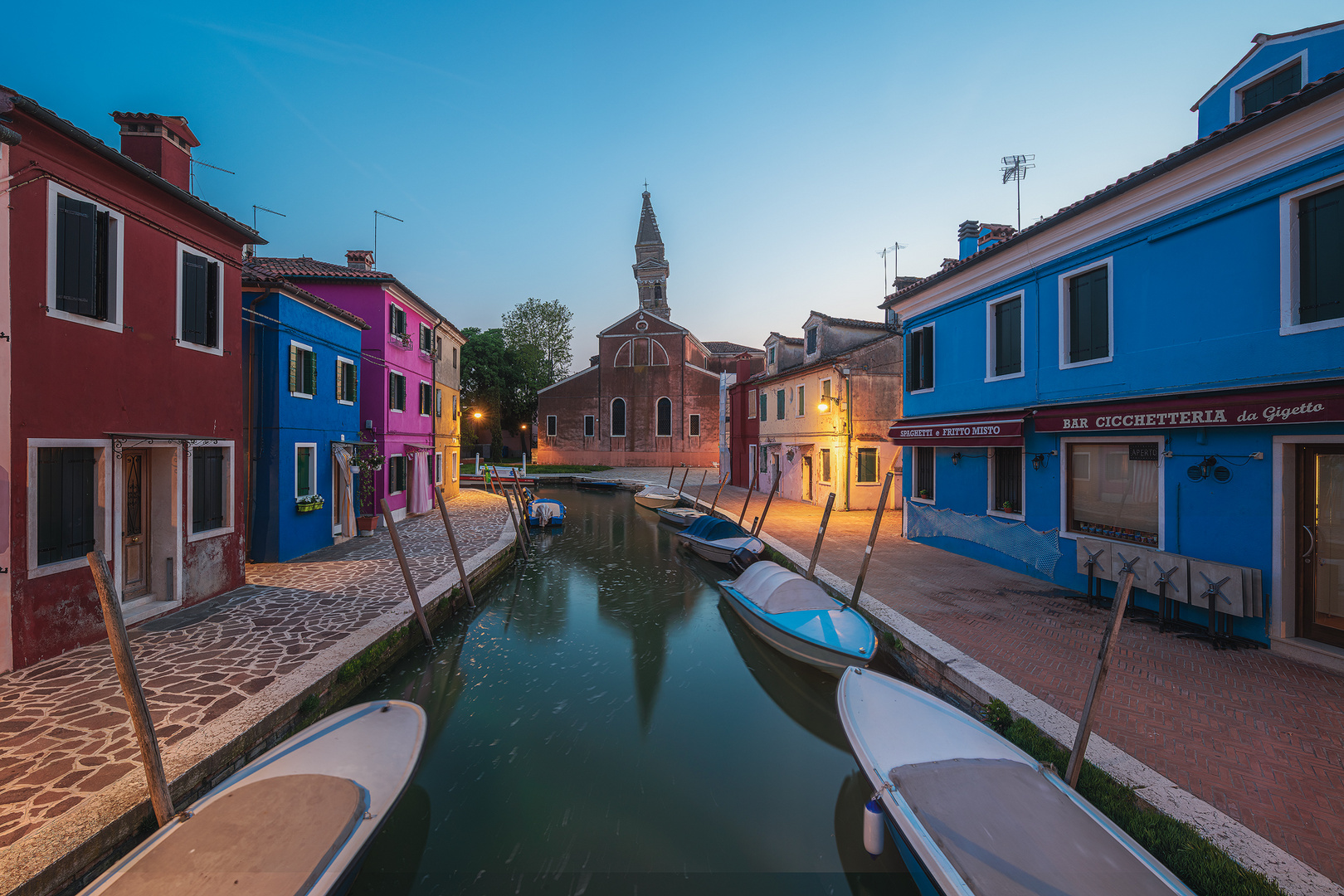 Venedig - Burano Blaue Stunde