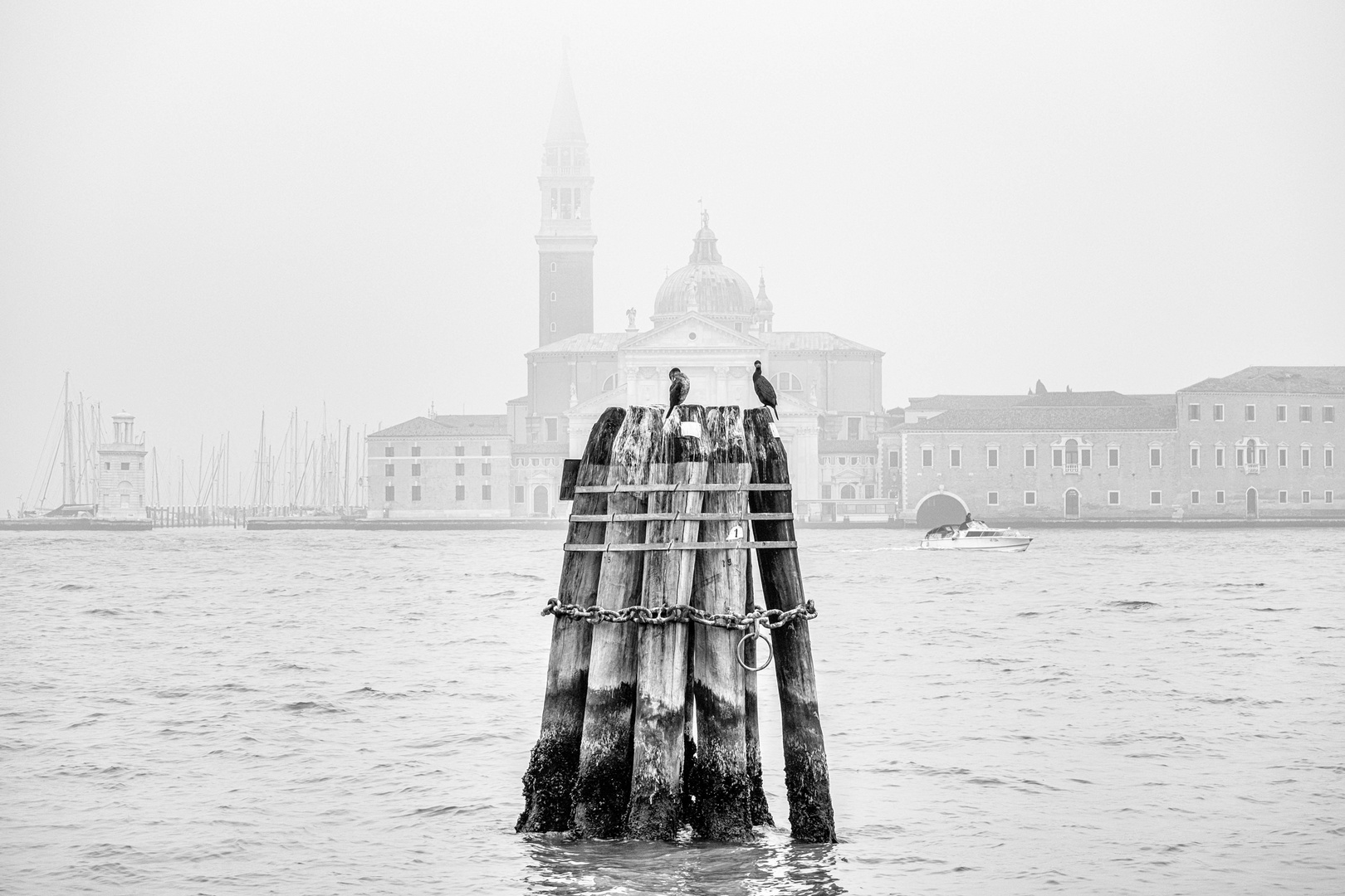 Venedig - Canal Grande im Nebel
