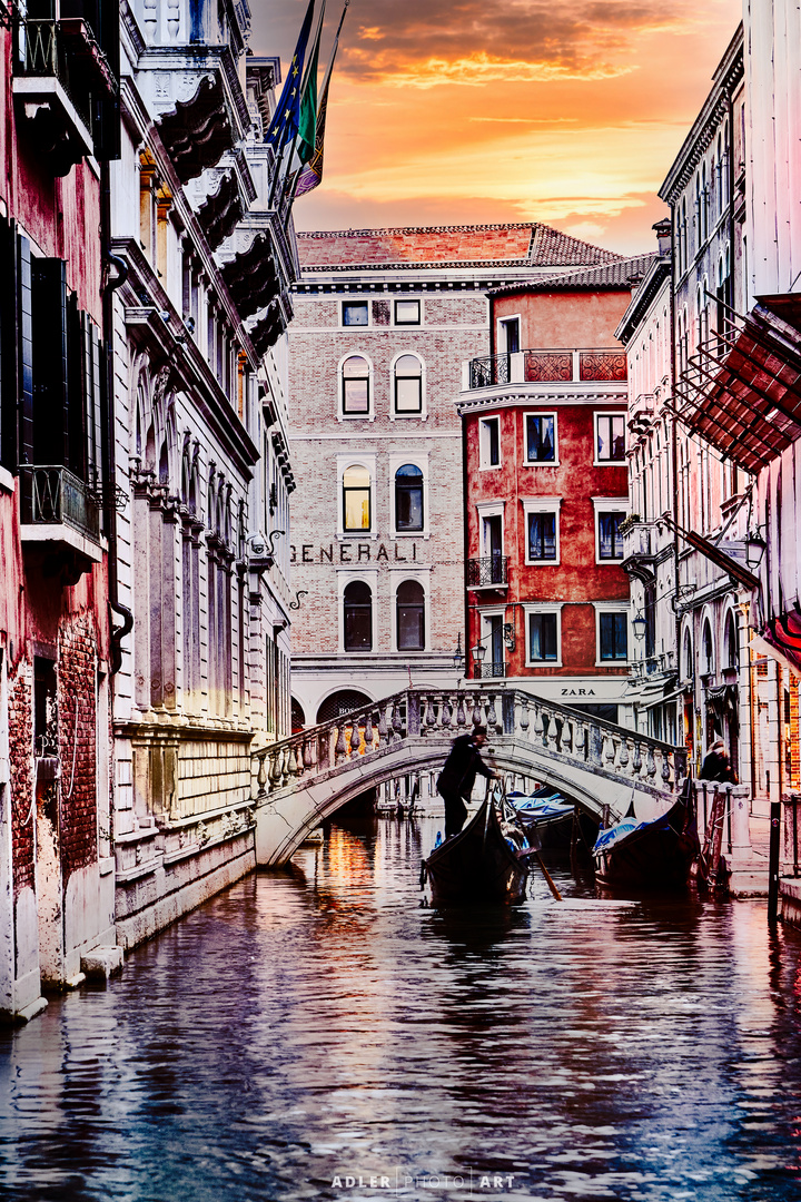 Venedig Canal Grande Seitenarm