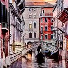 Venedig Canal Grande Seitenarm