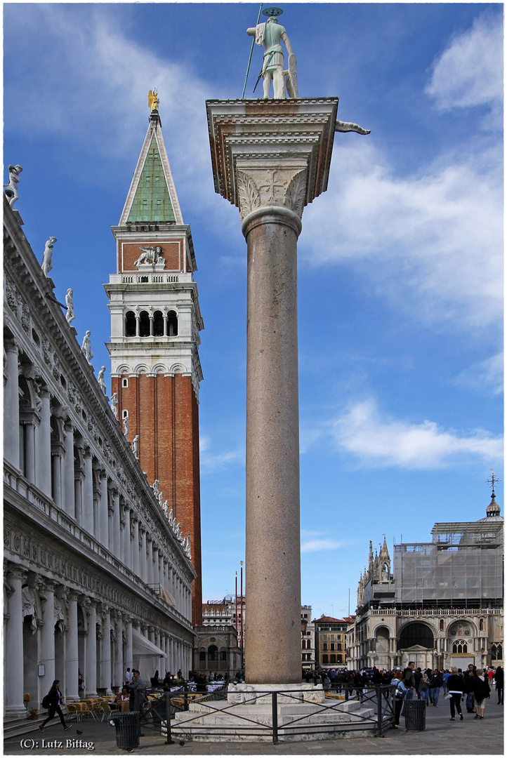 Venedig - Der heilige Theodor vom Markusplatz