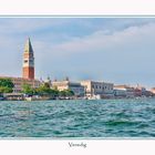 Venedig die Bucht vor San Marco