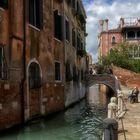 Venedig die erste Sonne genießen