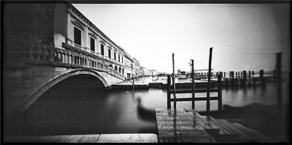 Venedig durch die Lochkamera gesehen