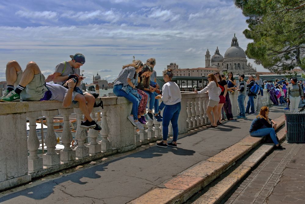 VENEDIG  - ein beliebter Treffpunkt -