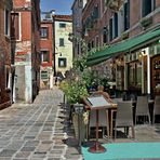 VENEDIG   - Eine kleine Pause in der Trattoria -