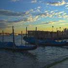 Venedig, Gondel, Ufer der Canale Grande