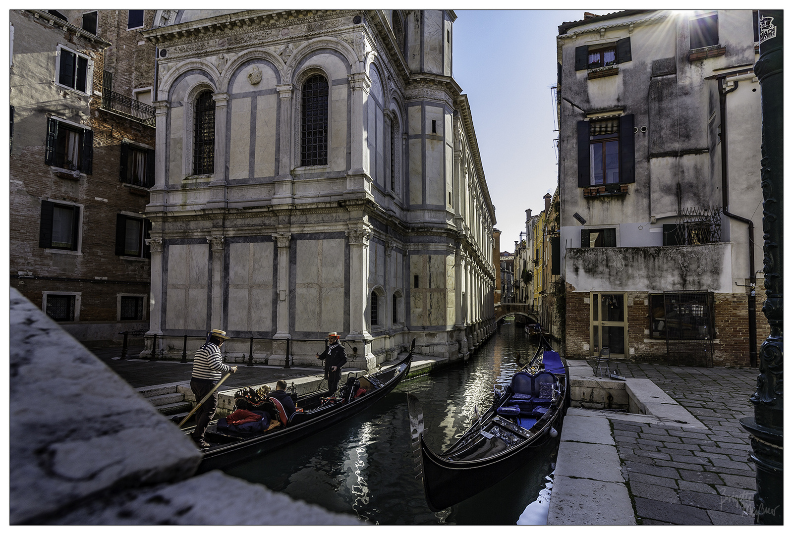 Venedig Gondeln