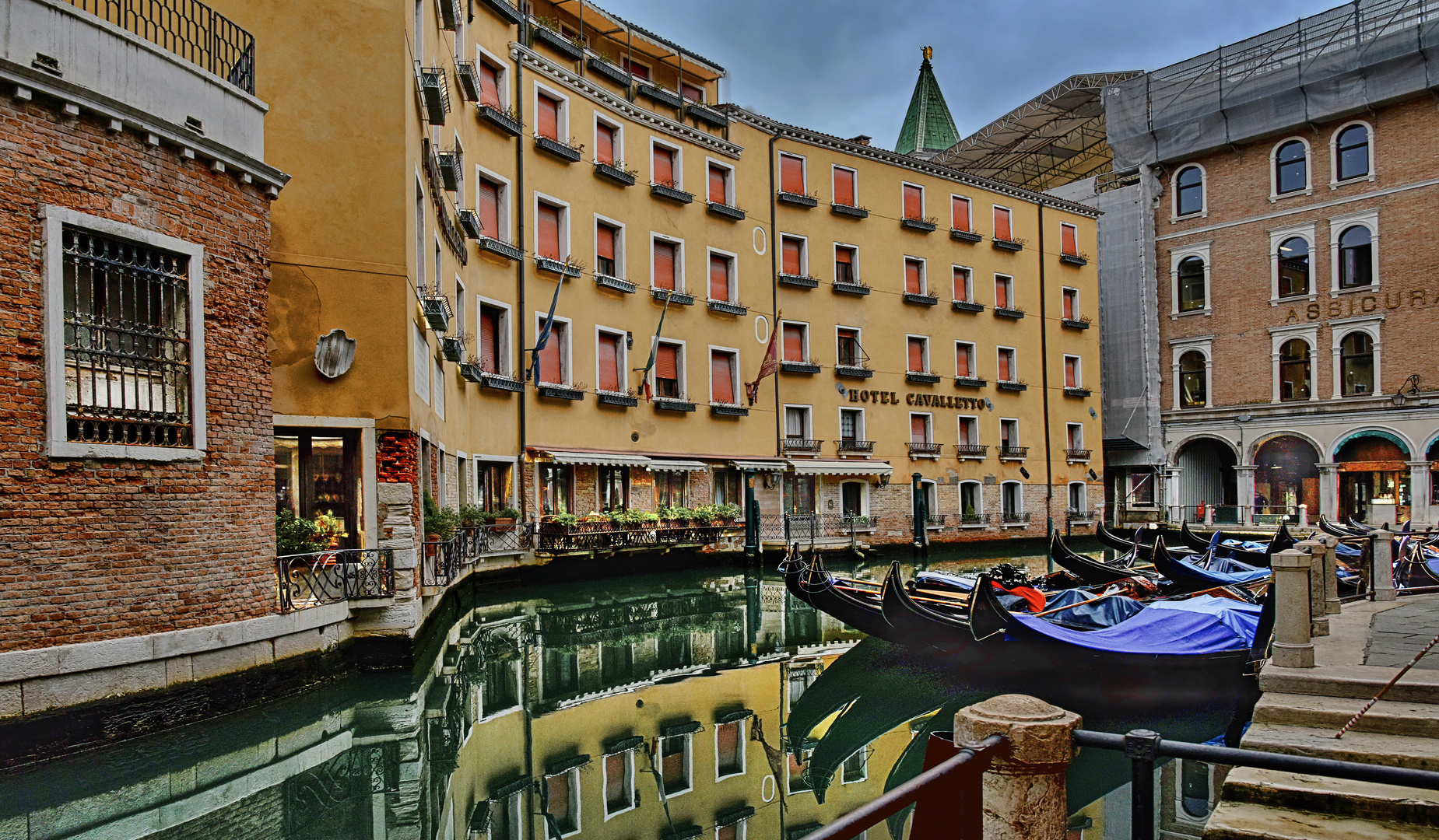 VENEDIG   - Gondelparkplatz -