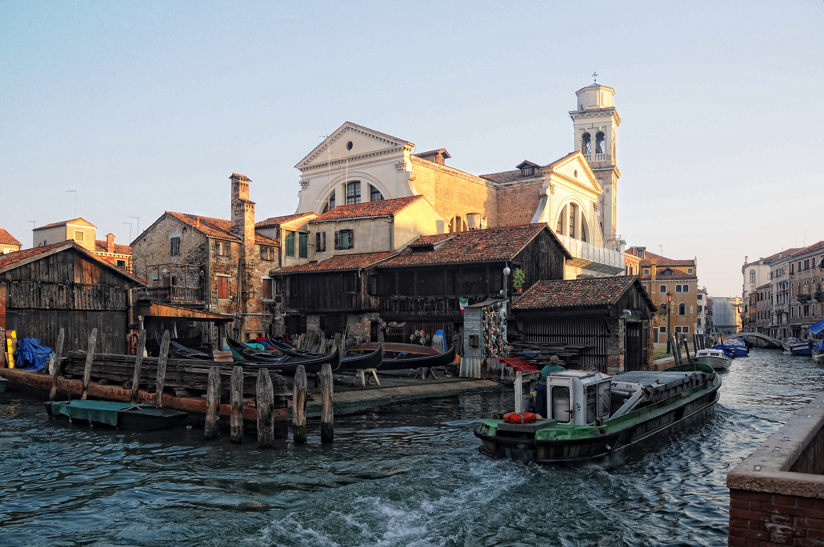 Venedig - Gondelwerft in Dorsoduro