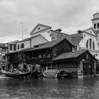 Venedig, Gondelwerft mit San Trovaso 