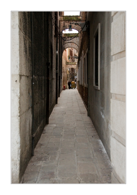 Venedig im Januar: Calle degli Albanesi