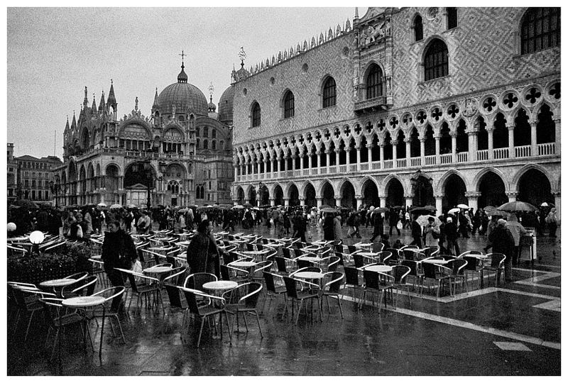 Venedig im Regen ...