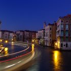 Venedig in der Dämmerung Rialtobrücke