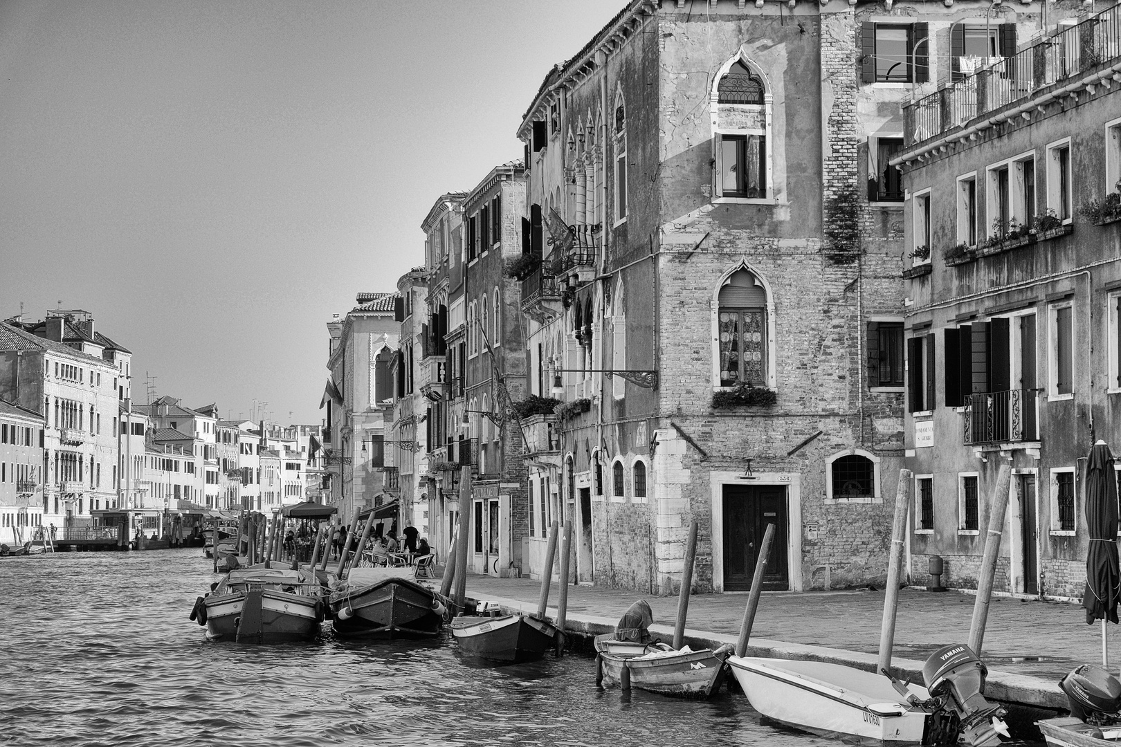 Venedig in Schwarz/weiß