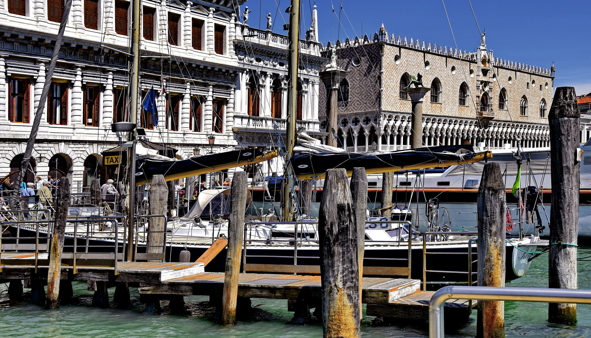 Venedig, Jachthafen und Dogenpalast