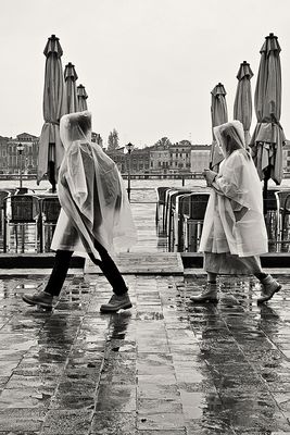 Venedig kann sehr nass sein