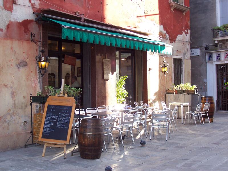 Venedig - kleines Café