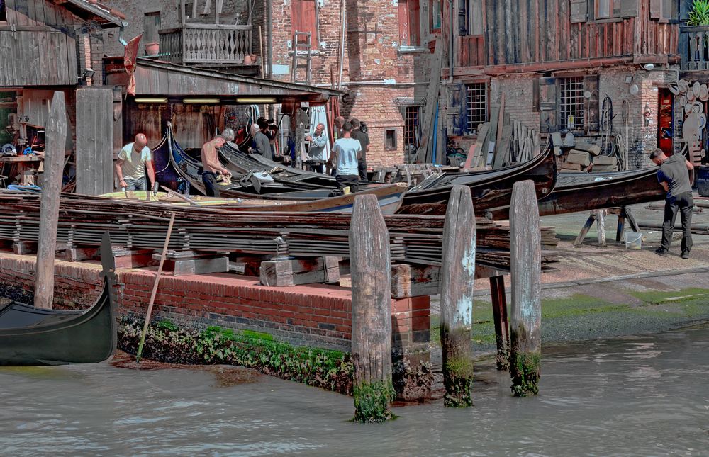 VENEDIG   - lo squero di San Trovaso Dorsoduro - 