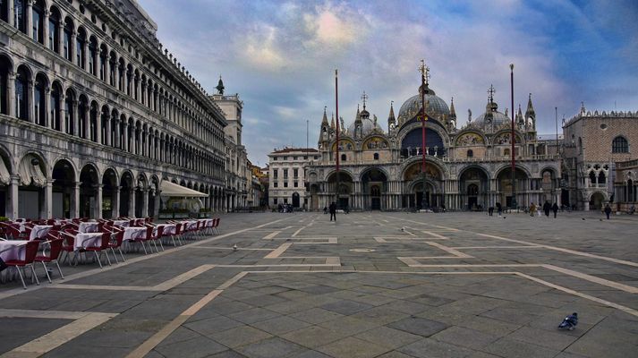 VENEDIG - Markusplatz 05.11. 2020 -
