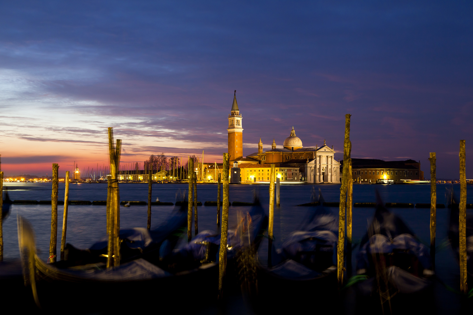 Venedig Markusplatz mit Blick auf San Giorgio