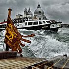 Venedig, mit dem Wassertaxi unterwegs