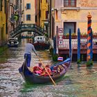 VENEDIG - Mit der Gondel unterwegs -