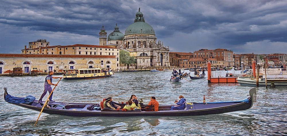 VENEDIG - Mit der Gondel unterwegs -