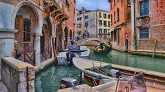 VENEDIG - Mit der Gondel unterwegs -