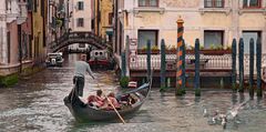 VENEDIG - Mit der Gondel unterwegs -