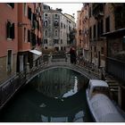 Venedig mit Regenschirm