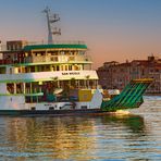 Venedig nach San Nicolò di Lido per Fähre