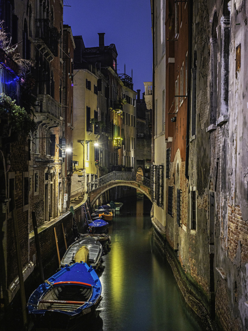 Venedig. Nachts in San Polo.