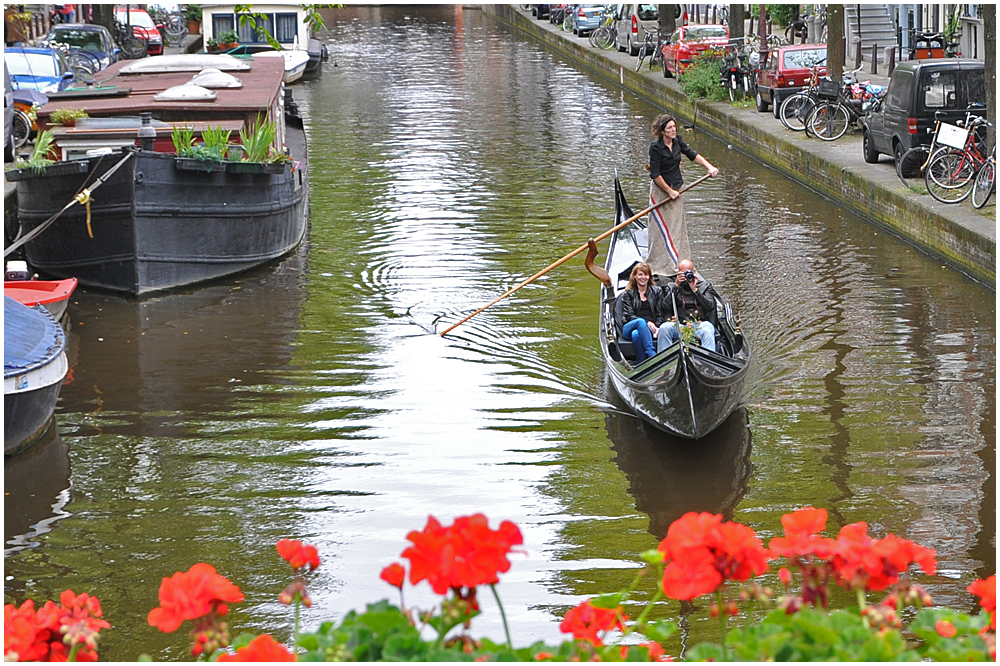 Venedig oder Amsterdam - Grachten