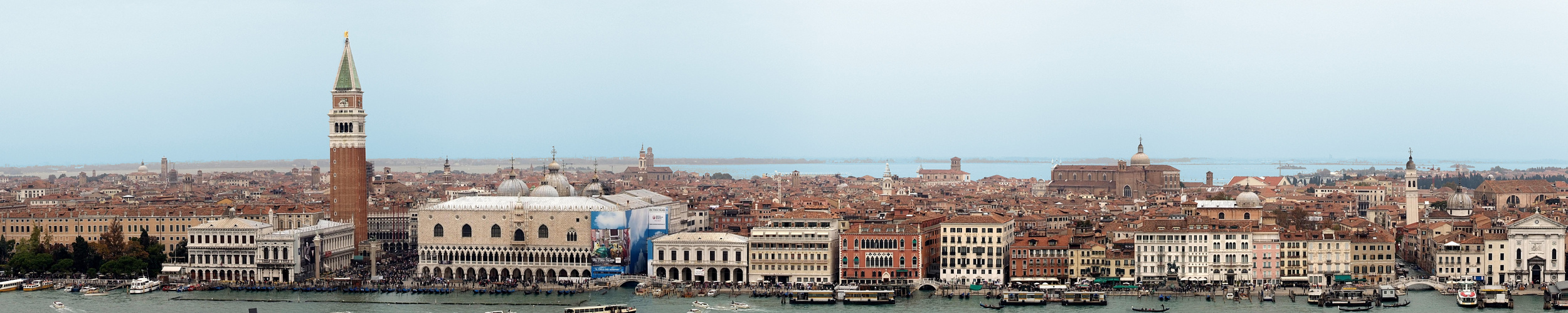 Venedig, Panoramablick von San Giorgio