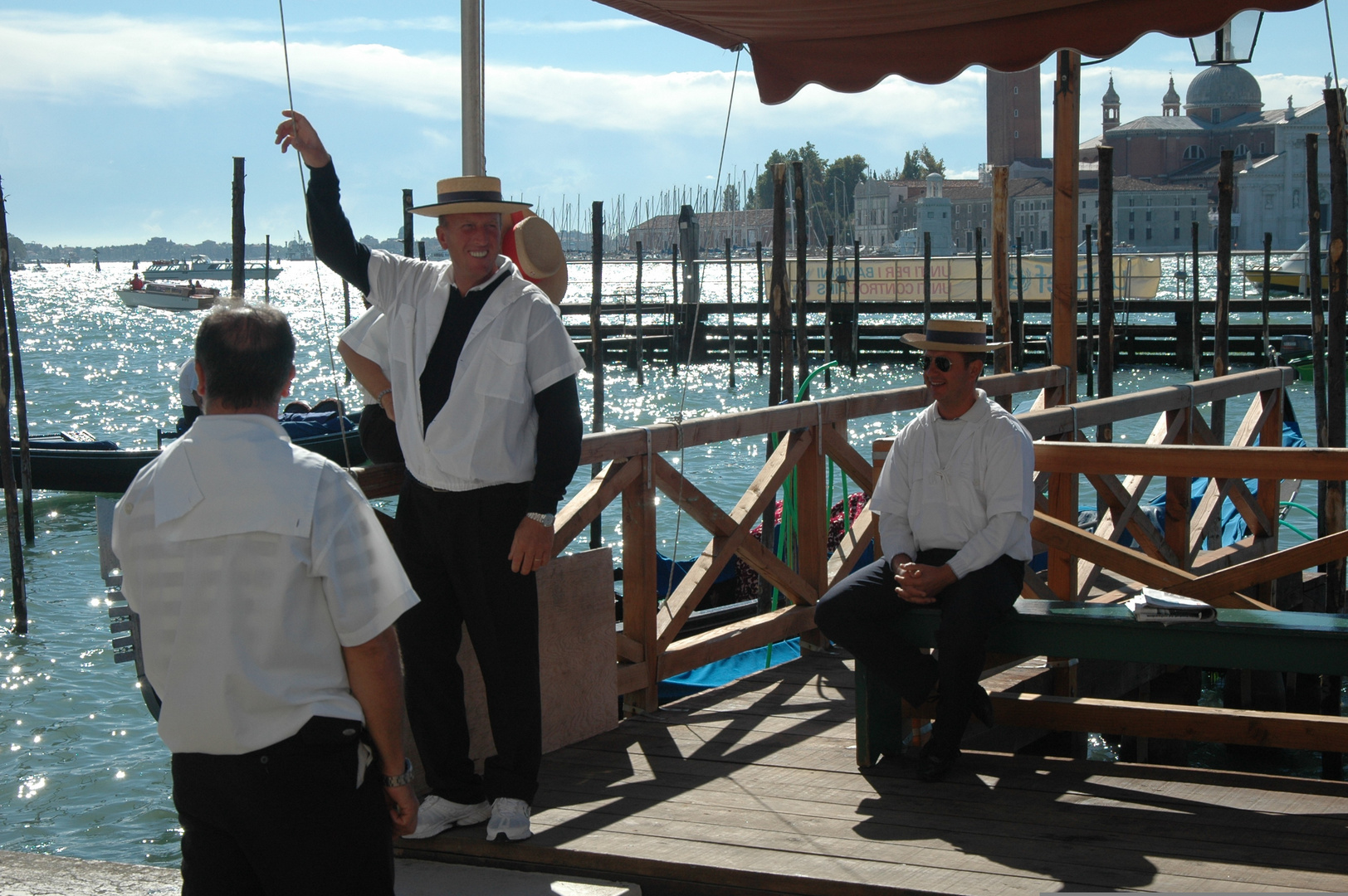 Venedig, Pause der Gondolieri 