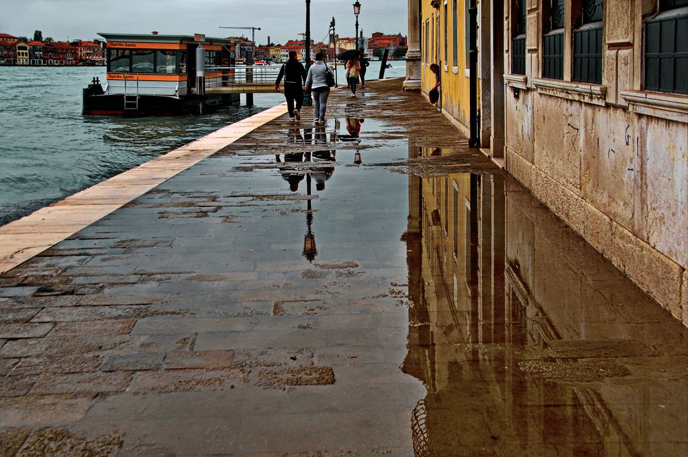 Venedig, rain