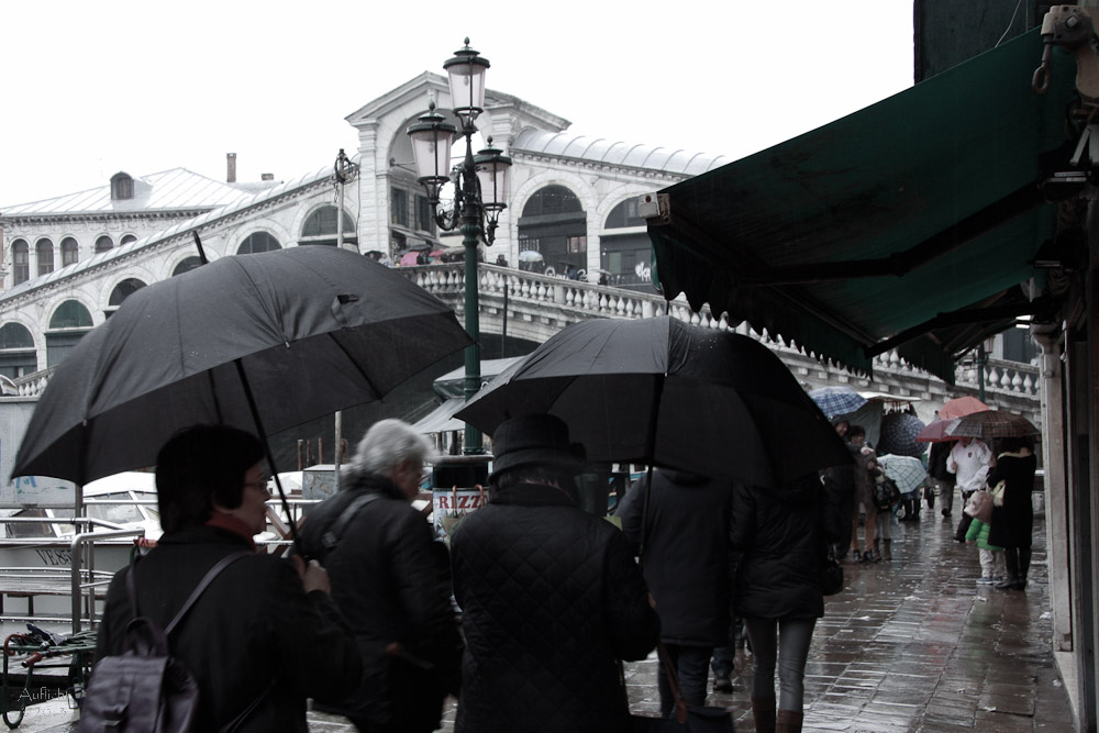 Venedig - Regen - 2 Grad