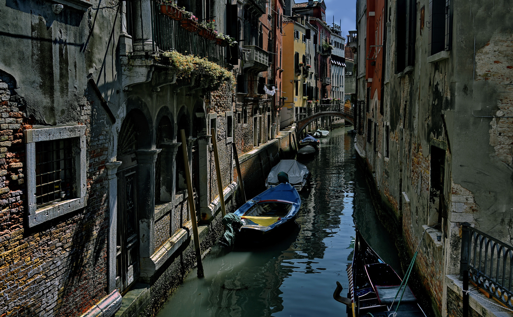 Venedig  - Seitenkanal -