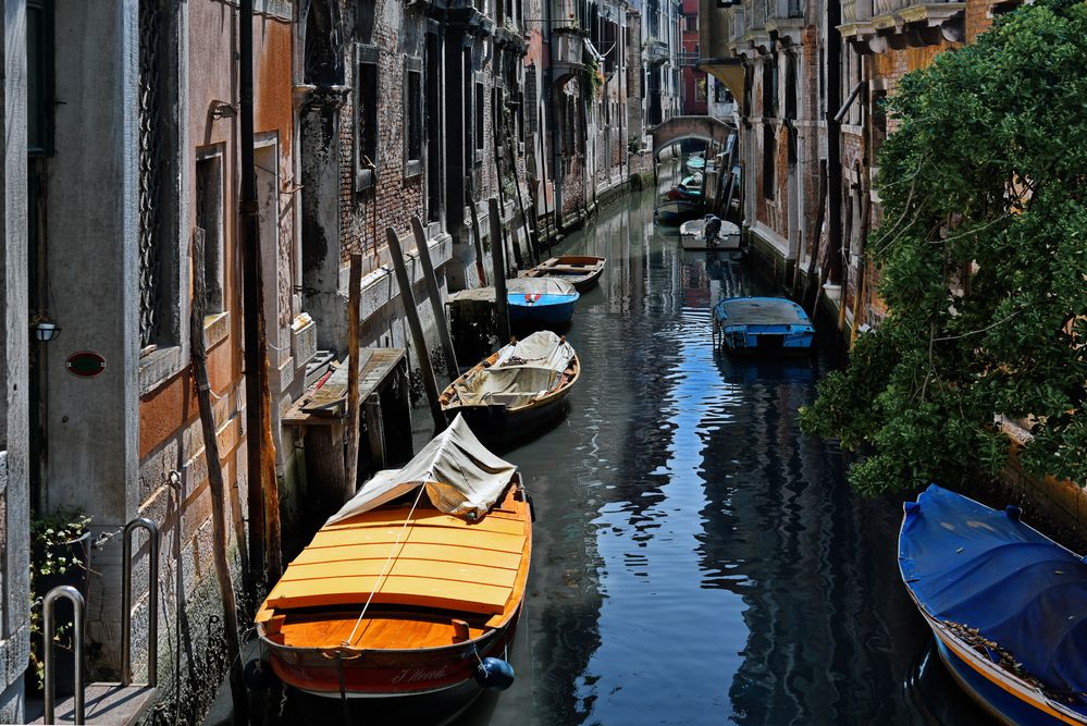 Venedig  - Seitenkanal  -